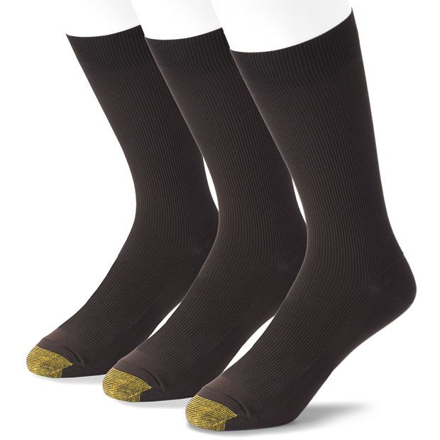 Extended Size GOLDTOE 3-pk. Metropolitan Dress Socks