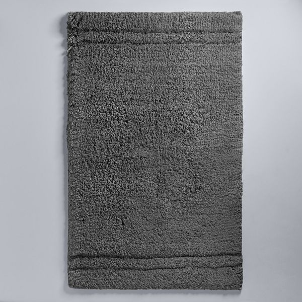 Simply Vera Vera Wang Signature Cotton Bath Rug - Graphite (17X24 ...