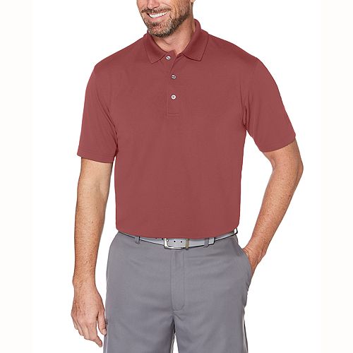 Men's Grand Slam Off Course Slim-Fit Textured Golf Polo