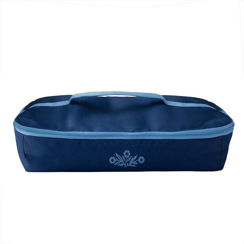 UPC 071160110632 product image for CorningWare Cornflower 3-qt. Oblong Baking Dish with Travel Case, Blue | upcitemdb.com