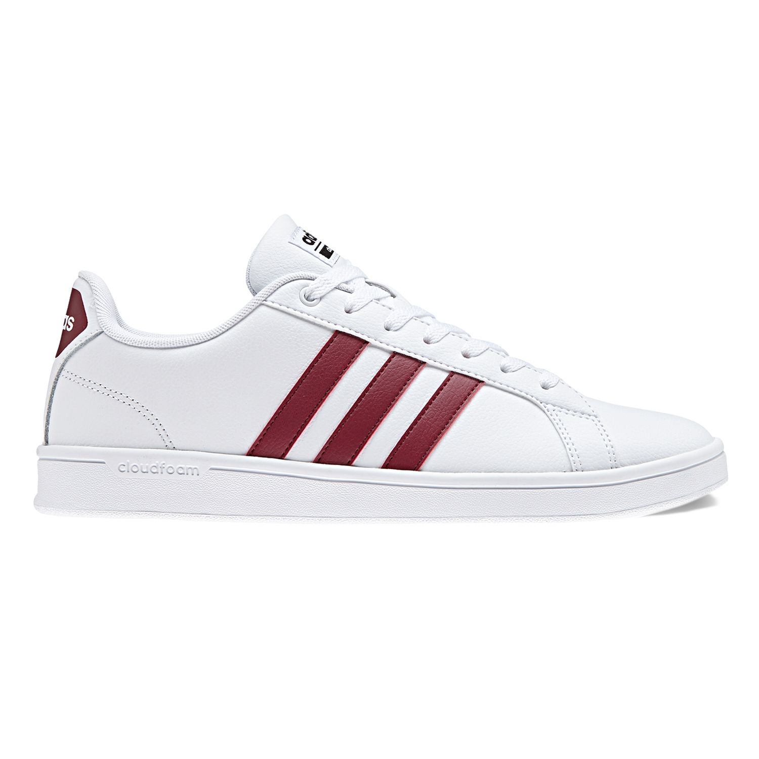 adidas cloudfoam advantage men's white