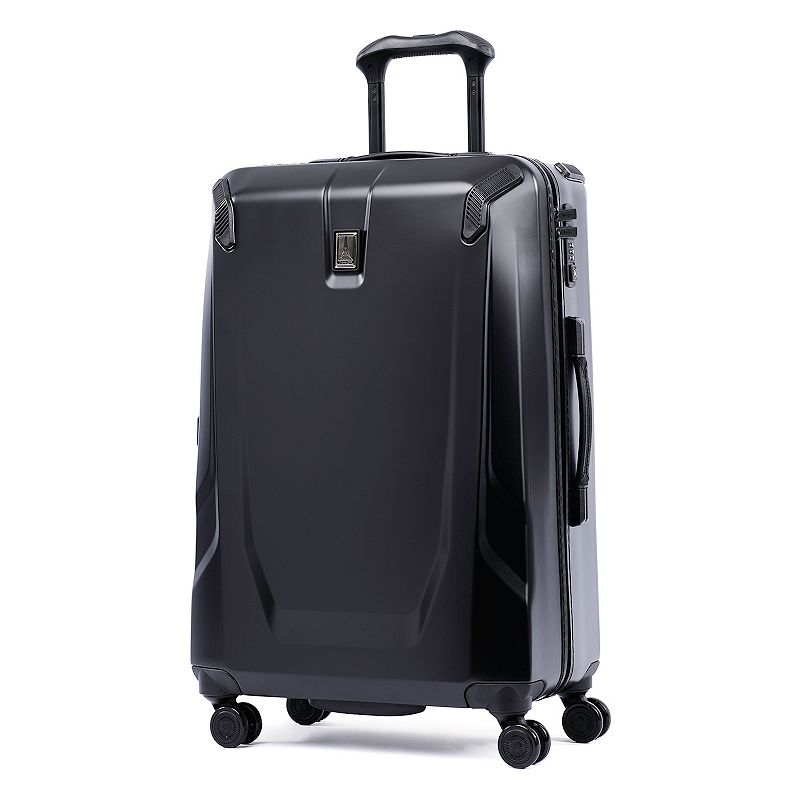 Travelpro Crew 11 Hardside Spinner Luggage, Black, 21 Carryon
