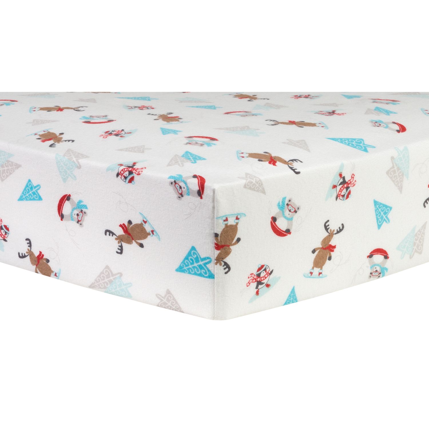 christmas fitted crib sheet