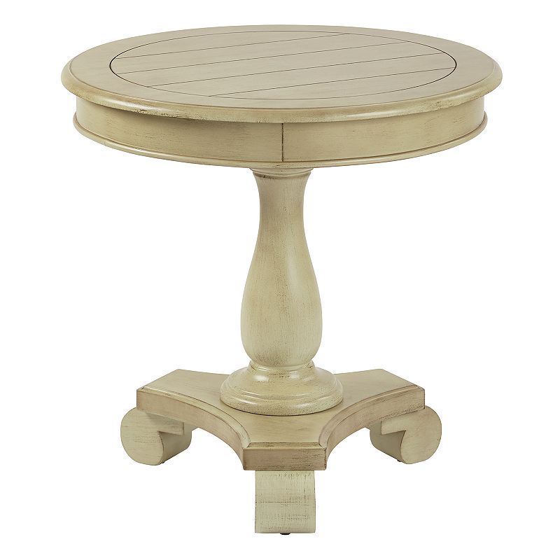 49924634 INSPIRED by Bassett Avalon Round End Table, Beig/G sku 49924634