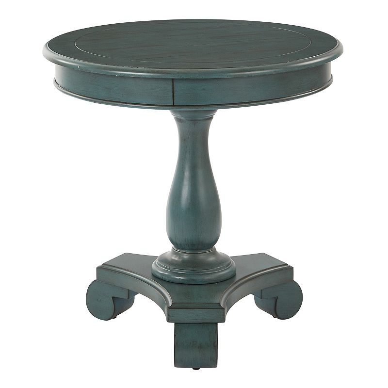 INSPIRED by Bassett Avalon Round End Table, Green