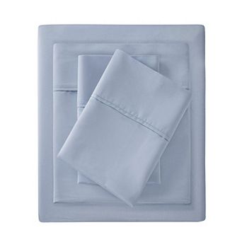 Madison Park 1500 Thread Count Cotton Blend Sateen Weave Sheet Set and Pillowcases