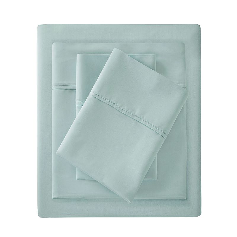 Madison Park 1500 Thread Count Cotton Blend Sateen Weave Sheet Set and Pill