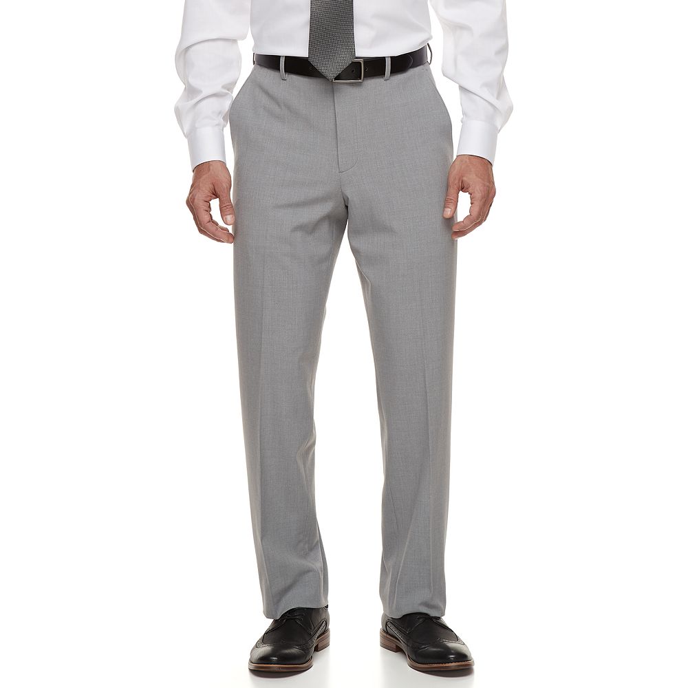men's croft & barrow classic-fit easy-care flat-front dress pants Men's Croft & Barrow® Classic-Fit Stretch No-Iron Dress Pants