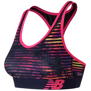 New Balance Bras: Pace Printed Medium-Impact Sports Bra WB71034