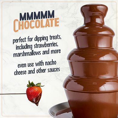 Nostalgia Electrics 4-Tier Chocolate Fondue Fountain