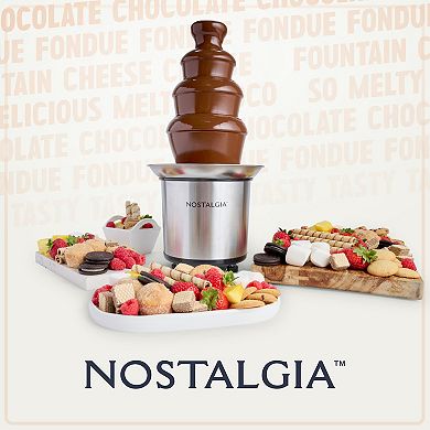 Nostalgia Electrics 4-Tier Chocolate Fondue Fountain