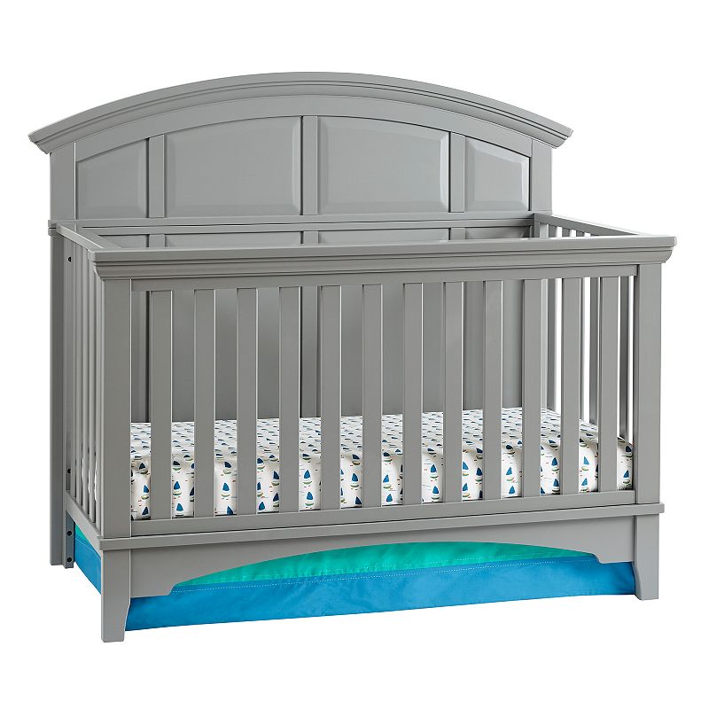 UPC 031878249079 product image for Kolcraft Brooklyn 4-in-1 Convertible Crib, Grey | upcitemdb.com