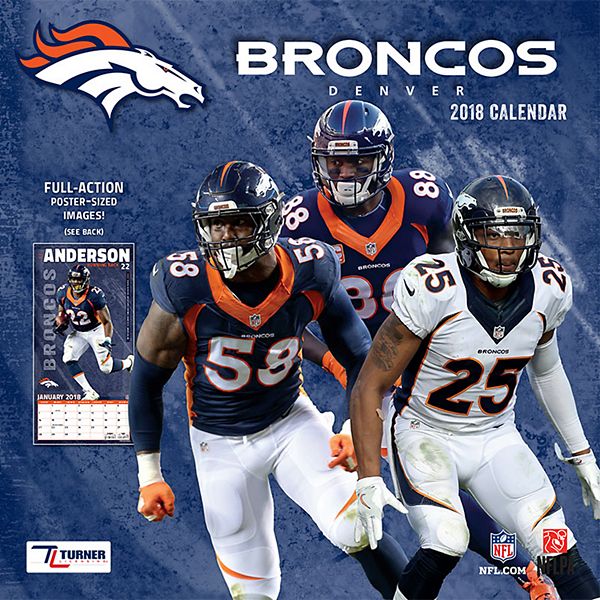 : Denver Broncos 2022 Wall Calendar: 9781469385839