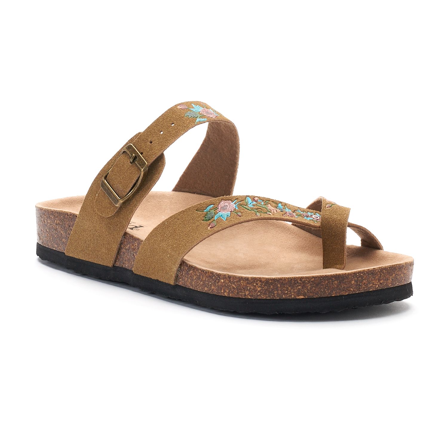 mudd floral sandals