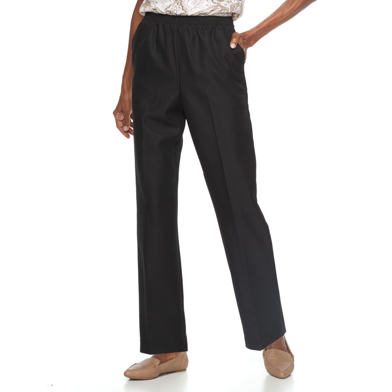 alfred dunner denim pull on pants