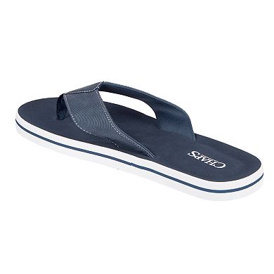 Men's Chaps Chambray Thong Sandals