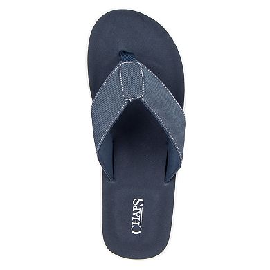 Men's Chaps Chambray Thong Sandals