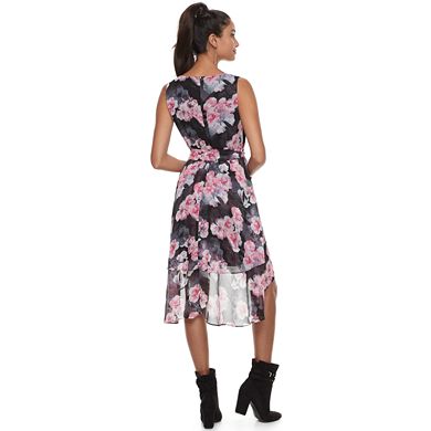 Women's Jennifer Lopez High-Low Ruffle Fit & Flare Dress