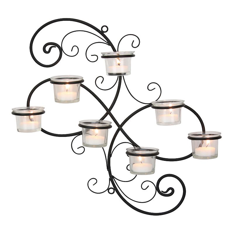 86277654 Stonebriar Collection 7-Light Tealight Candle Hold sku 86277654