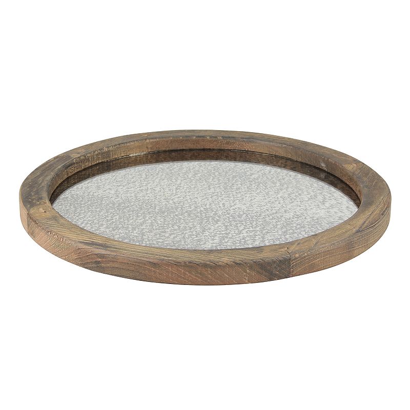 Stonebriar Collection Decorative Rustic Serving Tray, Brown