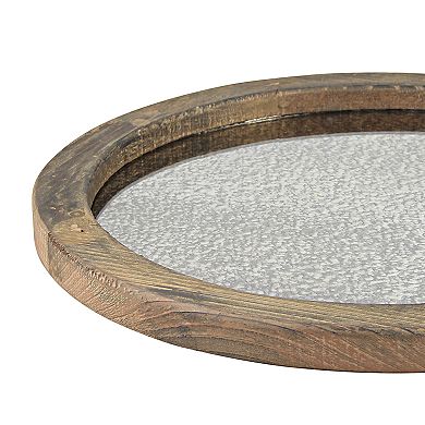 Stonebriar Collection Decorative Rustic Serving Tray 