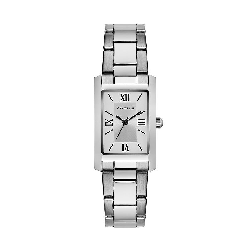 Caravelle Womens Classic Stainless Steel Watch - 43L203, Size: Medium, Gre