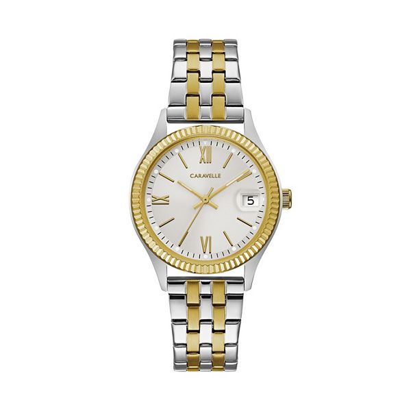 Caravelle by Bulova Women's Two Tone Stainless Steel Watch - 45M112