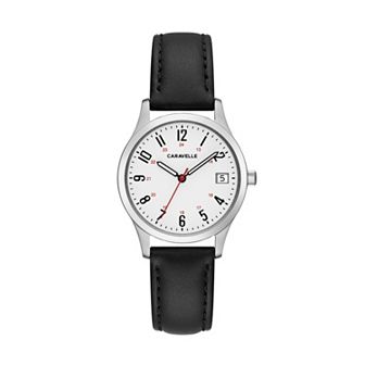 Caravelle Women's Easy Reader Leather Watch - 43M118