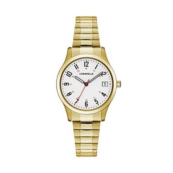 Caravelle by Bulova Women's Easy Reader Stainless Steel Expansion Watch - 44M113