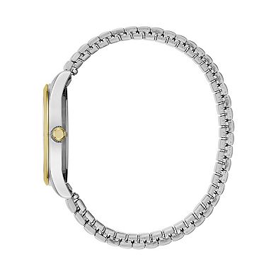 Caravelle Women's Easy Reader Two Tone Stainless Steel Expansion Watch - 45M111