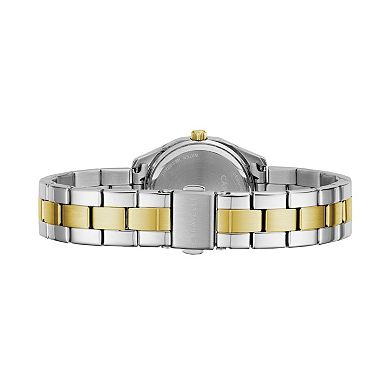 Caravelle Women's Crystal Two Tone Stainless Steel Watch - 45M113
