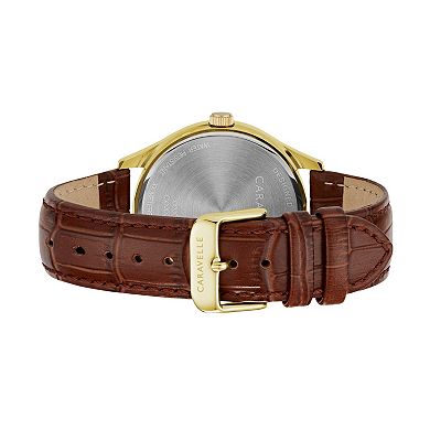Caravelle by Bulova Men's Leather Watch - 44B115