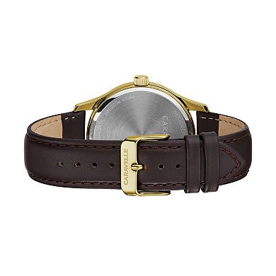 Caravelle by Bulova Men's Easy Reader Leather Watch - 44B116