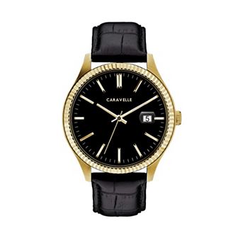 Caravelle by Bulova Men's Leather Watch - 44B118