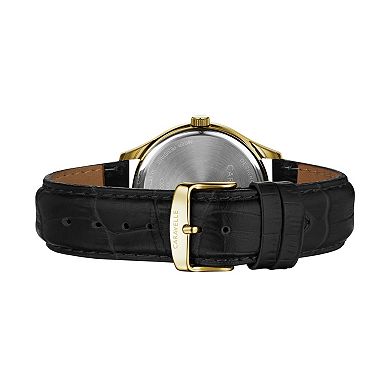 Caravelle Men's Leather Watch - 44B118