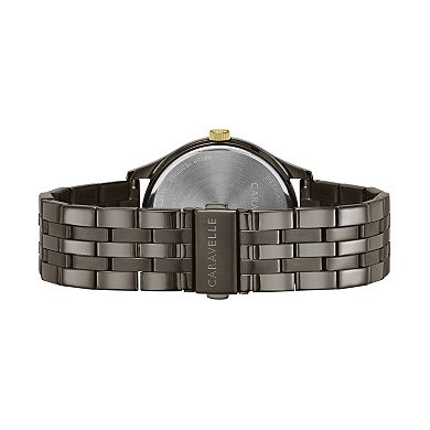 Caravelle Men's Gunmetal Ion-Plated Stainless Steel Watch - 45B149