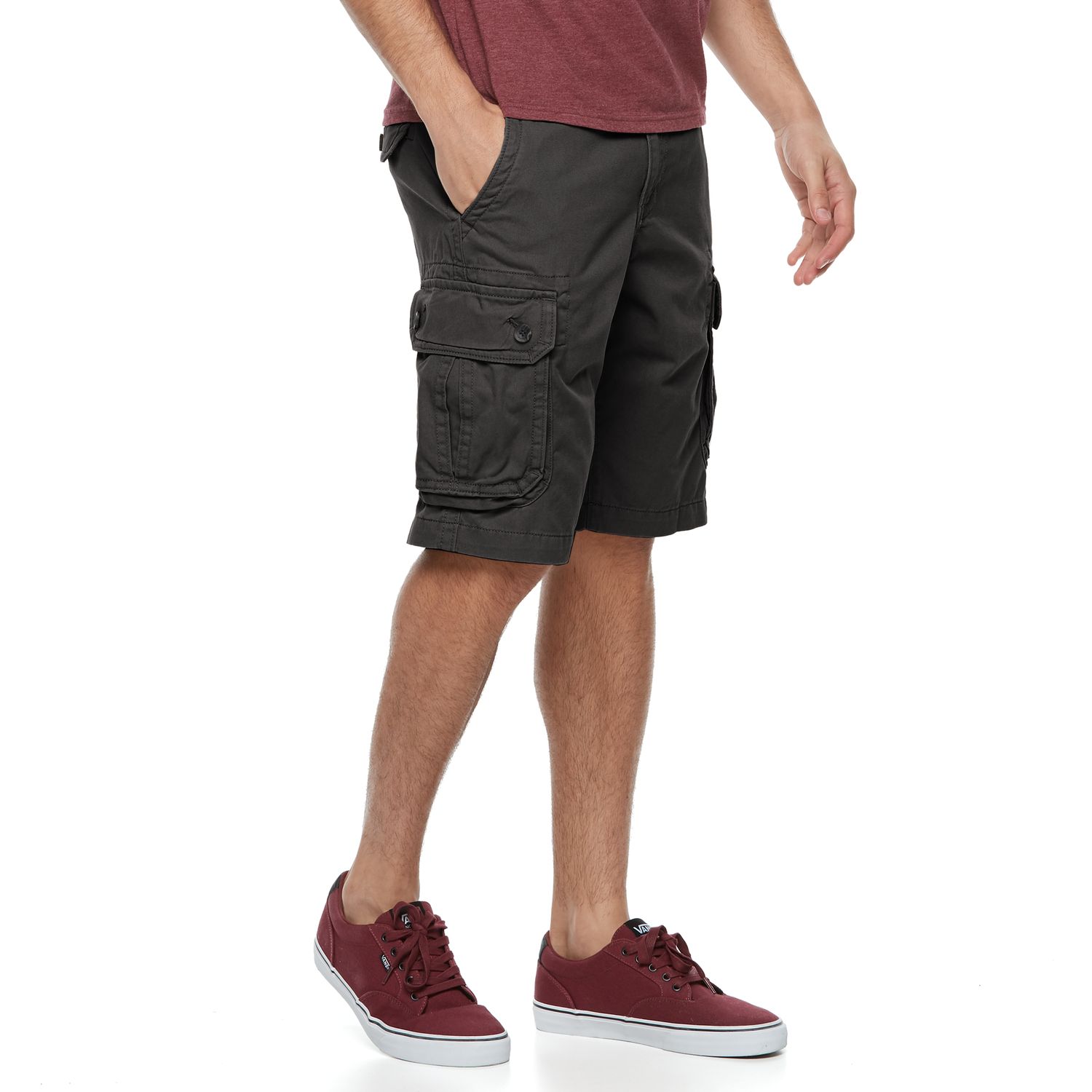 Short Cargo Garçon Urban Pipeline - Taille 16, Bleu à Carreaux, 100% Coton - Occasion Très Bon état