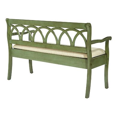 OSP Home Furnishings Coventry Storage Bench 