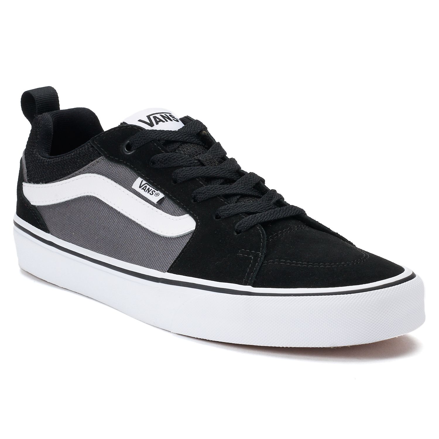 black and white vans kohls