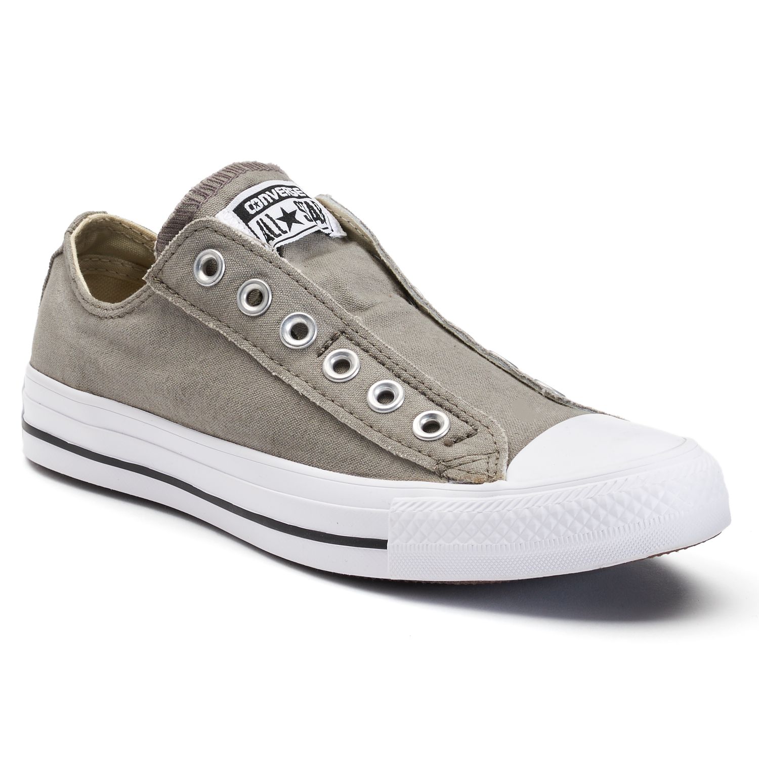 converse all star laceless sneakers