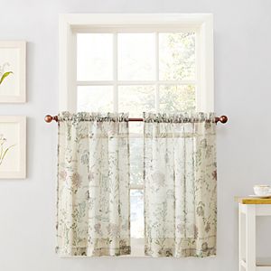 Top Of The Window Bistro Tier Kitchen Window Curtain Pair