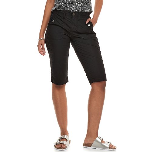 poplin jogger shorts