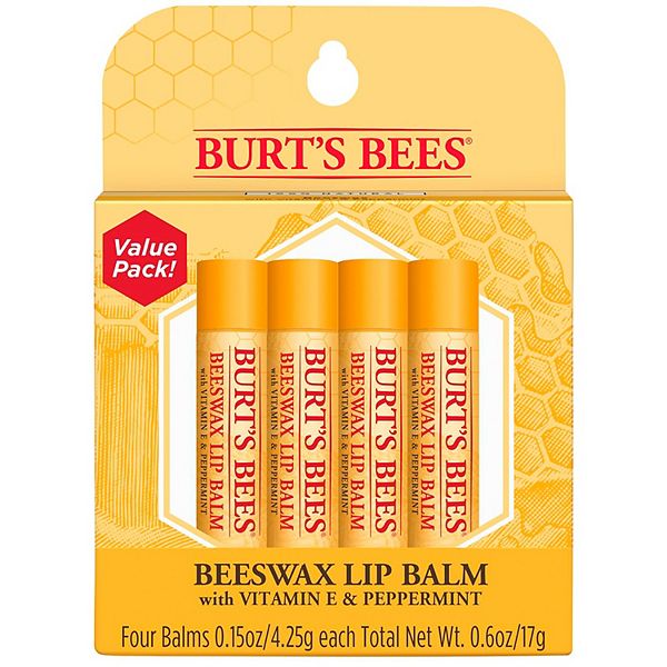 Burt's Bees 4-Pack Lip Balm