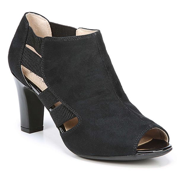 Lifestride peep cheap toe booties