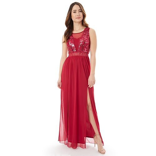 Juniors IZ Byer Sequin Lace Prom Dress Juniors IZ Byer Sequin Lace Prom Dress
