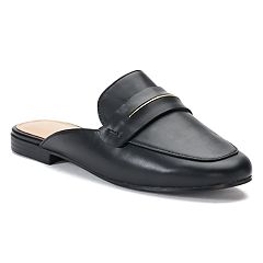 kohls womens black flats