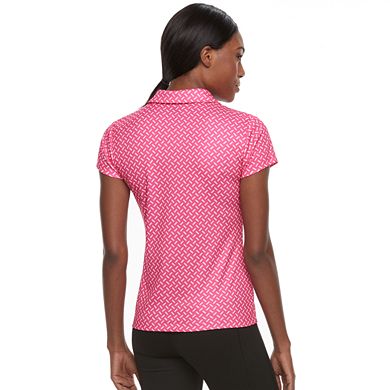 Women's FILA SPORT® Short Sleeve Printed Golf Polo