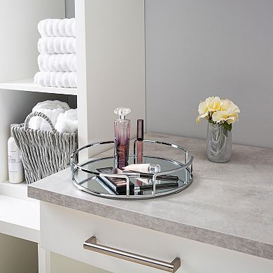 Home Details Round Mirror Vanity Tray