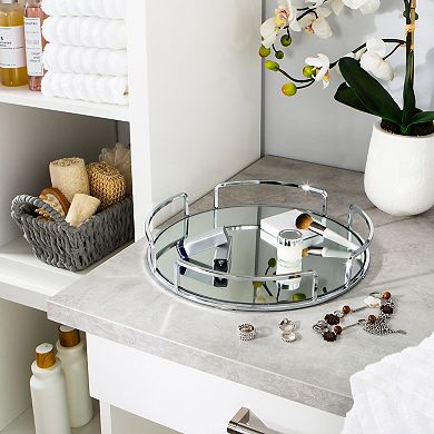 Home Details Round Mirror Vanity Tray