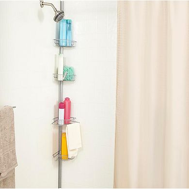 Bath Bliss 4-Tier Tension Pole Corner Shower Caddy
